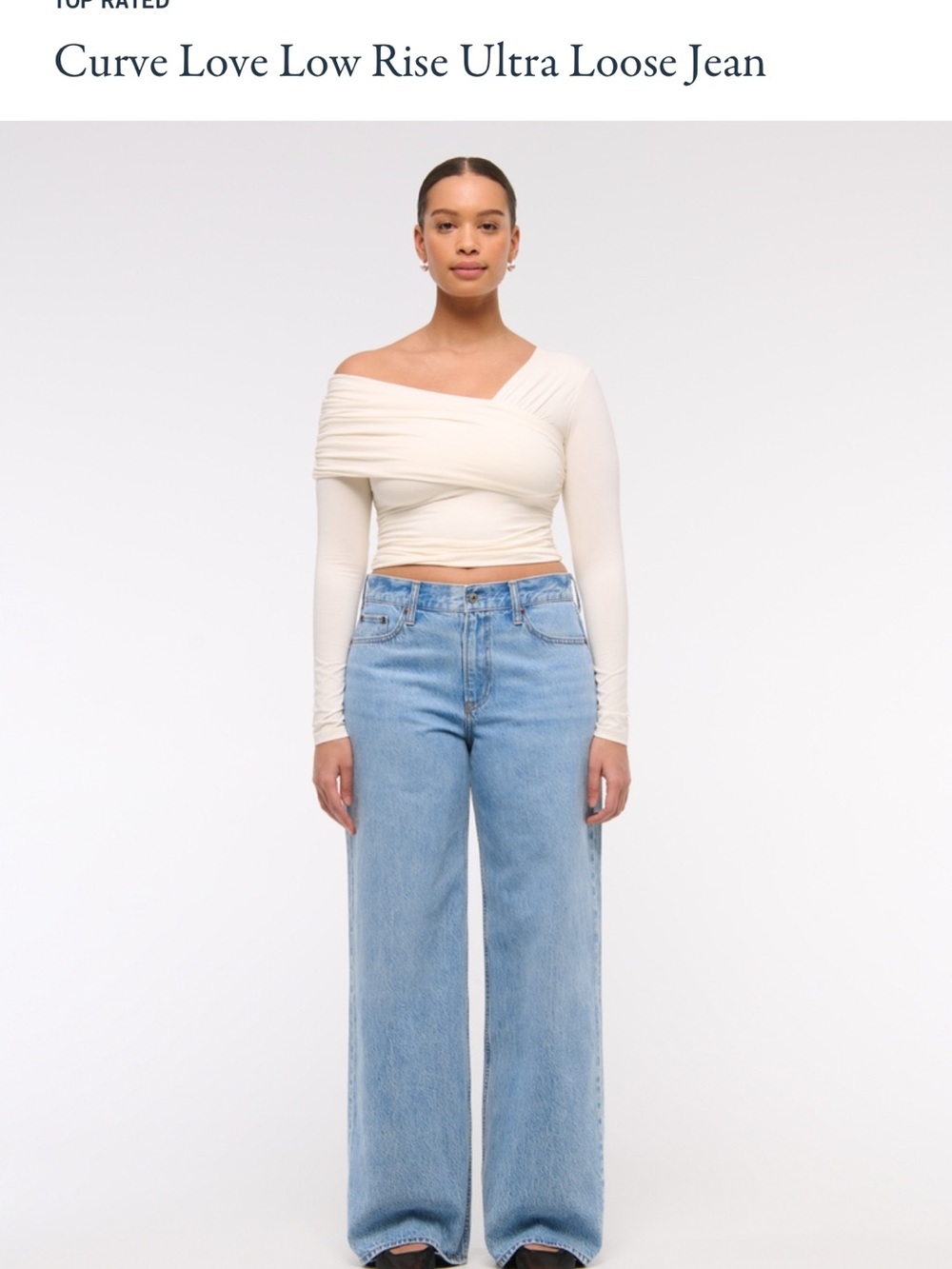 Curve Love Low Rise Ultra Loose Jean